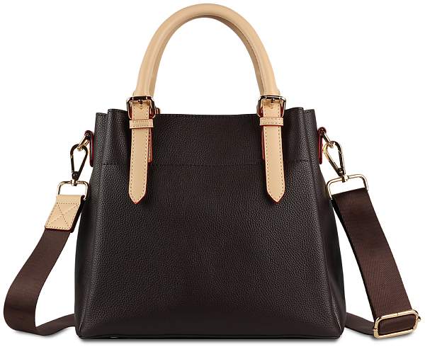 Сумка женская BUGATTI Ella, тёмно-коричневая, полиуретан, 27х12х23,5 см 49362002 BUGATTI, Артикул: 49362002 фото №1