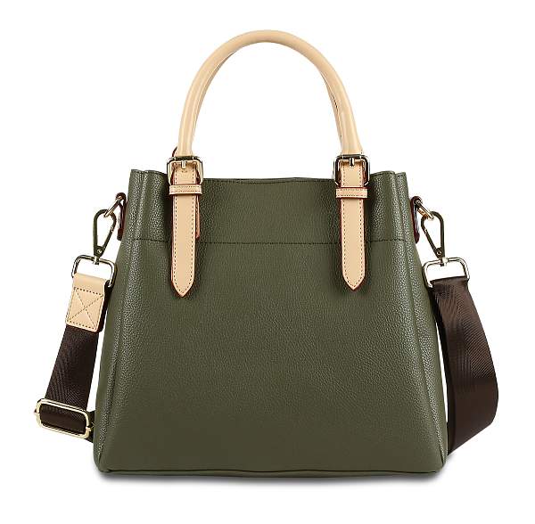 Сумка женская BUGATTI Ella, оливковая, полиуретан, 27х12х23,5 см 49362084 BUGATTI, Артикул: 49362084 фото №1