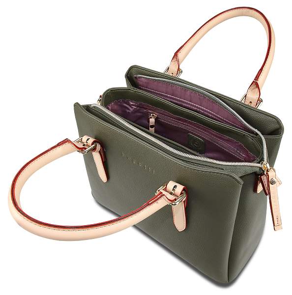 Сумка женская BUGATTI Ella, оливковая, полиуретан, 30х12х23 см 49362384 BUGATTI, Артикул: 49362384 фото №1