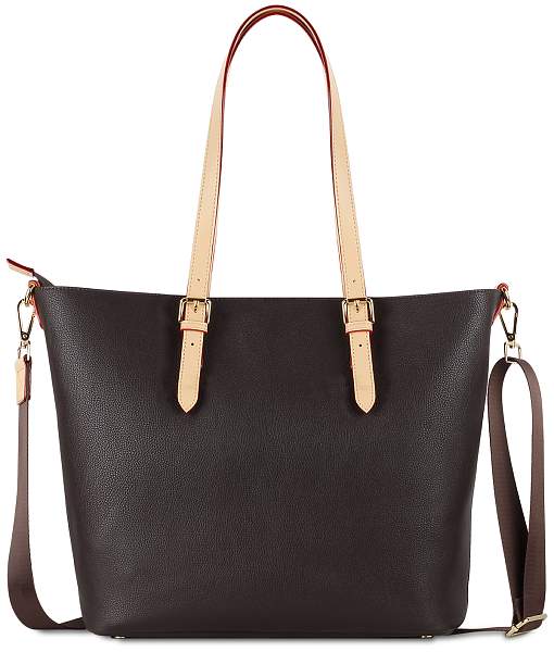 Сумка-шоппер BUGATTI Ella, тёмно-коричневая, полиуретан, 47,5х12х32 см 49362502 BUGATTI, Артикул: 49362502 фото №1