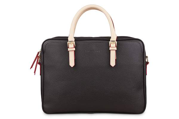 Портфель женский BUGATTI Ella 15'', тёмно-коричневый, полиуретан, 38х6х27,5 см 49662602 BUGATTI, Артикул: 49662602 фото №1