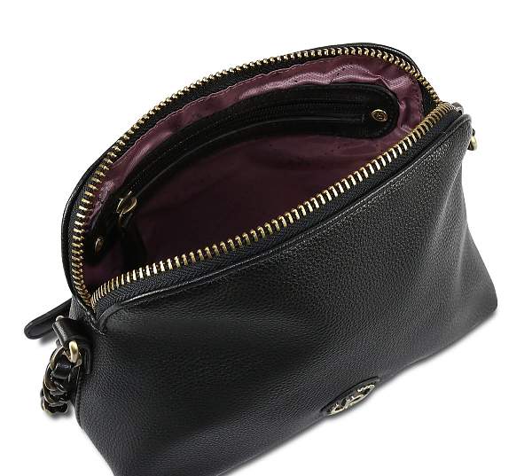 Сумка наплечная женская BUGATTI Passione, чёрная, полиуретан, 23х8х17,5 см 49253701 BUGATTI, Артикул: 49253701 фото №1