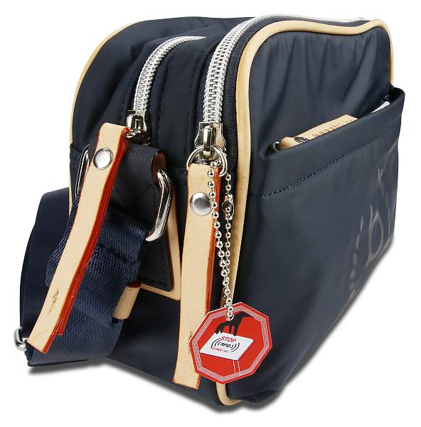 Сумка кросс-боди женская BUGATTI Lido, синяя, полиэстер, 24х9х17 см, 3,6 л 49360423 BUGATTI, Артикул: 49360423 фото №1