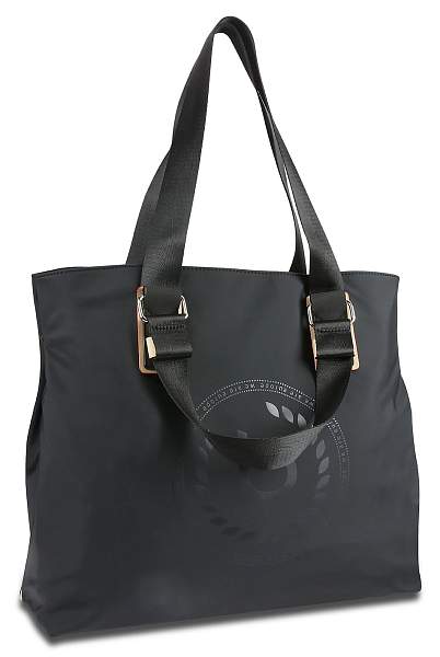 Сумка-тоут женская BUGATTI Lido, чёрная, полиэстер, 40х17,5х34,5 см, 22 л 49361501 BUGATTI, Артикул: 49361501 фото №1