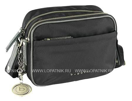 сумка кросс-боди женская bugatti contratempo, чёрная, полиэстер, 25х10х17 см 49180401 BUGATTI
