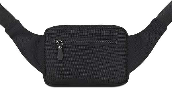 Сумка на пояс BUGATTI Nero, чёрная, нейлон 1680D/кожа, 20,5х6х15 см 49640301 BUGATTI, Артикул: 49640301 фото №1