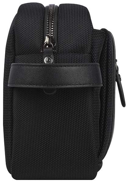 Несессер мужской BUGATTI Nero, чёрный, нейлон 1680D/кожа, 24х7,5х16 см 49640401 BUGATTI, Артикул: 49640401 фото №1