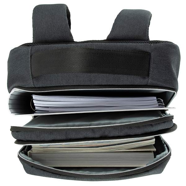 Рюкзак мужской BUGATTI Sera 15'', антрацитовый, полиэстер, 32х12х46 см 49630013 BUGATTI, Артикул: 49630013 фото №1