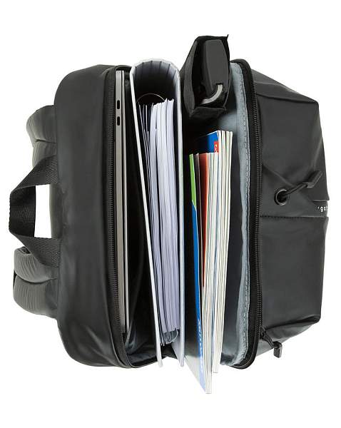 Рюкзак BUGATTI Blanc 15'', чёрный, тарпаулин/полиэстер, 32х15,5х45 см 49660001 BUGATTI, Артикул: 49660001 фото №1