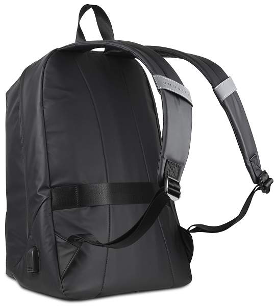 Рюкзак BUGATTI Blanc 15'', чёрный, тарпаулин/полиэстер, 32х15,5х45 см 49660001 BUGATTI, Артикул: 49660001 фото №1