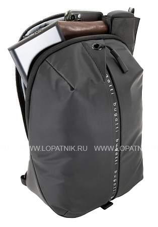 рюкзак с одним плечевым ремнем bugatti blanc, чёрный, тарпаулин/полиэстер, 18х9х30 см 49660101 BUGATTI