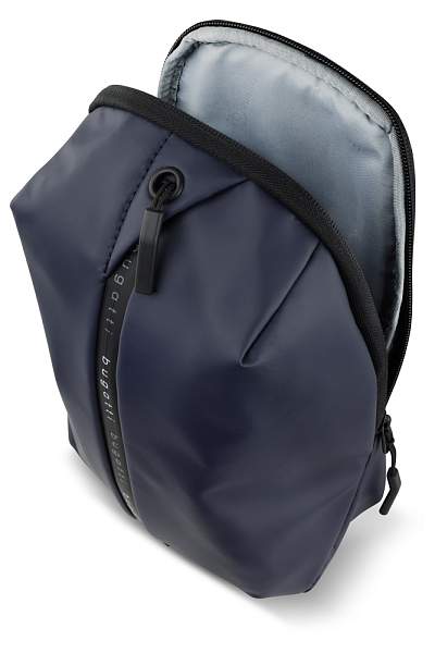 Рюкзак с одним плечевым ремнем BUGATTI Blanc, синий, тарпаулин/полиэстер, 18х9х30 см 49660105 BUGATTI, Артикул: 49660105 фото №1