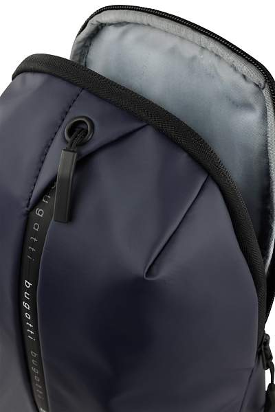 Рюкзак с одним плечевым ремнем BUGATTI Blanc, синий, тарпаулин/полиэстер, 18х9х30 см 49660105 BUGATTI, Артикул: 49660105 фото №1