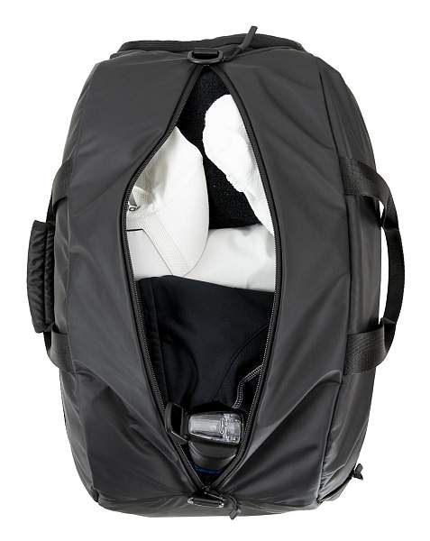 Сумка спортивная BUGATTI Blanc, чёрная, тарпаулин/полиэстер, 52х26х27,5 см 49660301 BUGATTI, Артикул: 49660301 фото №1