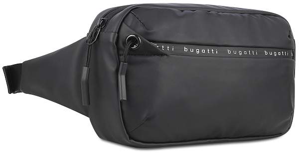 Сумка на пояс BUGATTI Blanc, чёрная, тарпаулин/полиэстер, 26х5,5х13,5 см 49660401 BUGATTI, Артикул: 49660401 фото №1
