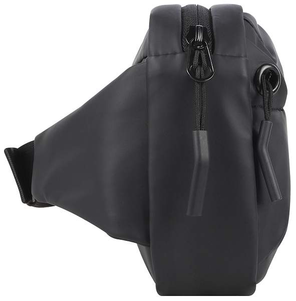 Сумка на пояс BUGATTI Blanc, чёрная, тарпаулин/полиэстер, 26х5,5х13,5 см 49660401 BUGATTI, Артикул: 49660401 фото №1