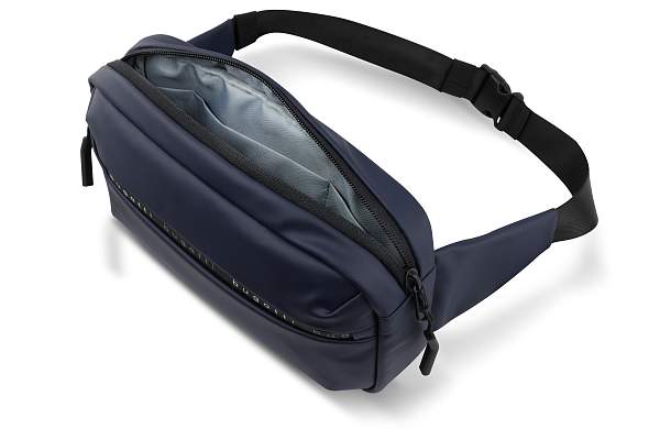 Сумка на пояс BUGATTI Blanc, синяя, тарпаулин/полиэстер, 26х5,5х13,5 см 49660405 BUGATTI, Артикул: 49660405 фото №1