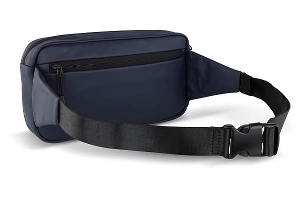 Сумка на пояс BUGATTI Blanc, синяя, тарпаулин/полиэстер, 26х5,5х13,5 см 49660405 BUGATTI, Артикул: 49660405 фото №1