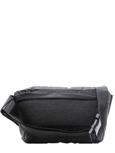 Сумка на пояс BUGATTI Universum, графитовая, полиэстер меланж/тарпаулин, 27х5х15 см, 1 л 49392301 BUGATTI, Артикул: 49392301 фото №1