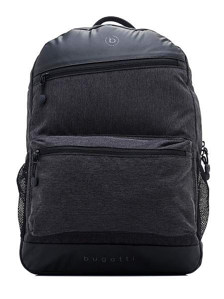 Рюкзак BUGATTI Universum 15'', графитовый, полиэстер меланж/тарпаулин, 31х12х44,5 см, 16 л 49392601 BUGATTI, Артикул: 49392601 фото №1