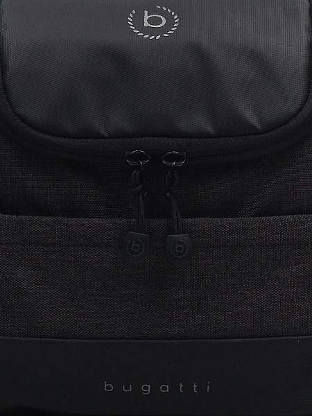 Несессер дорожный BUGATTI Universum, графитовый, полиэстер меланж/тарпаулин, 23,5х12х22,5 см, 7 л 49393401 BUGATTI, Артикул: 49393401 фото №1