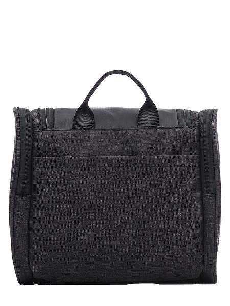 Несессер дорожный BUGATTI Universum, графитовый, полиэстер меланж/тарпаулин, 23,5х12х22,5 см, 7 л 49393401 BUGATTI, Артикул: 49393401 фото №1