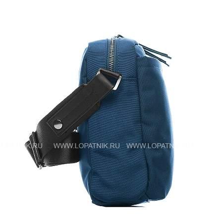 сумка кросс-боди bugatti contratempo, синяя, нейлон, 19,5х9х20 см, 2,5 л 49824705 BUGATTI