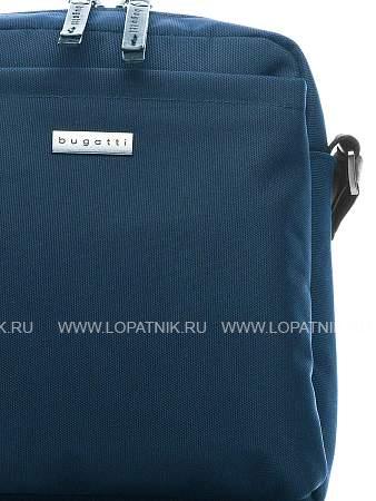 сумка кросс-боди bugatti contratempo, синяя, нейлон, 19,5х9х20 см, 2,5 л 49824705 BUGATTI
