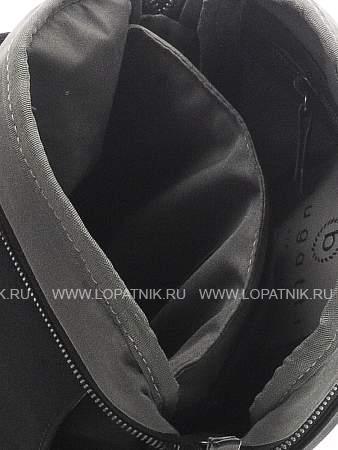сумка кросс-боди bugatti contratempo, чёрная, нейлон, 24х7х25 см, 3 л 49825001 BUGATTI
