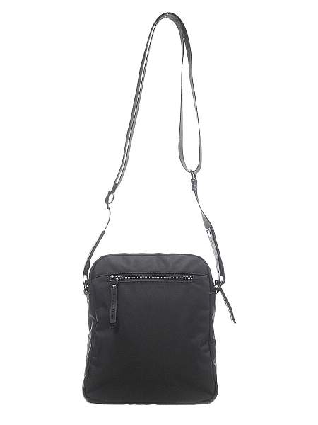 Сумка кросс-боди BUGATTI Contratempo, чёрная, нейлон, 24х7х25 см, 3 л 49825001 BUGATTI, Артикул: 49825001 фото №1