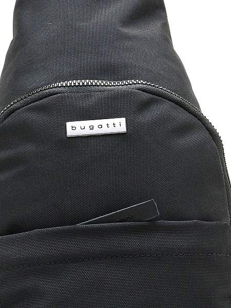 Рюкзак с одним плечевым ремнем BUGATTI Contratempo, чёрный, нейлон, 18х6х38 см 49840001 BUGATTI, Артикул: 49840001 фото №1