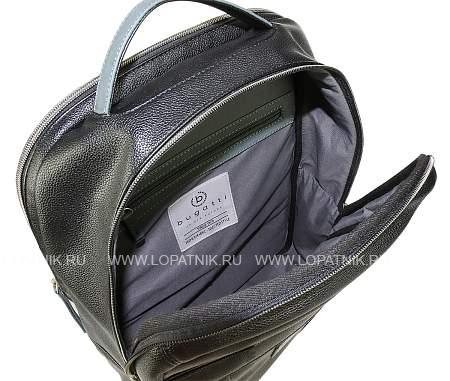 рюкзак bugatti moto d 15'', чёрный, полиуретан, 32х13х43 см, 16 л 49836001 BUGATTI