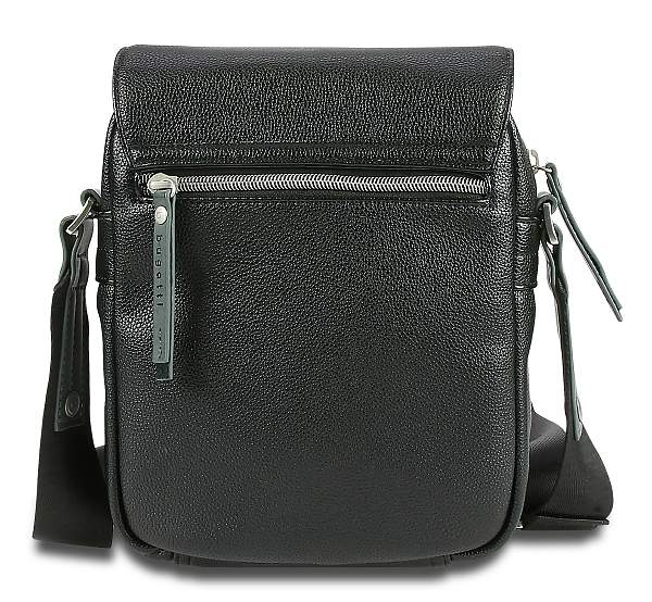 Сумка наплечная BUGATTI Moto D, чёрная, полиуретан, 18х6х25 см, 2 л 49836101 BUGATTI, Артикул: 49836101 фото №1