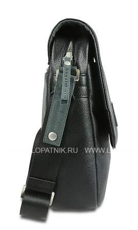 сумка наплечная bugatti moto d, чёрная, полиуретан, 25х8х30 см, 4 л 49836201 BUGATTI