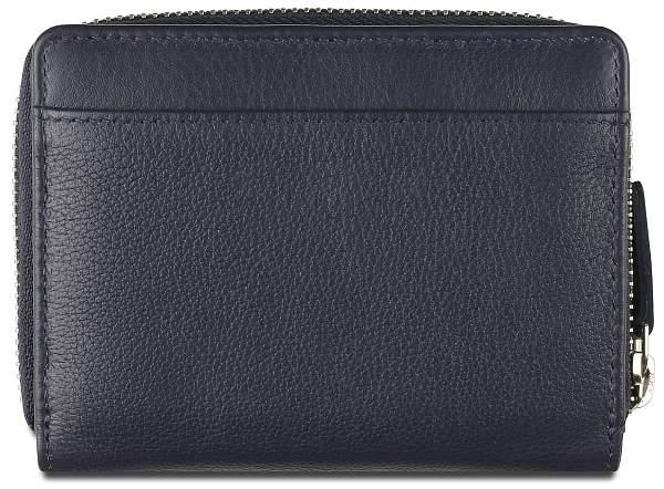 Кошелёк женский BUGATTI Lady Top, на молнии, тёмно-синий, натуральная воловья кожа, 12х2,5х9 см 49610505 BUGATTI, Артикул: 49610505 фото №1