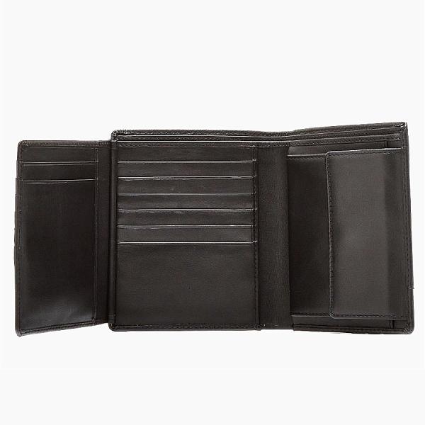 Портмоне BUGATTI Atlanta, чёрное, натуральная воловья кожа, 10,5х2х12,5 см 49320401 BUGATTI, Артикул: 49320401 фото №1