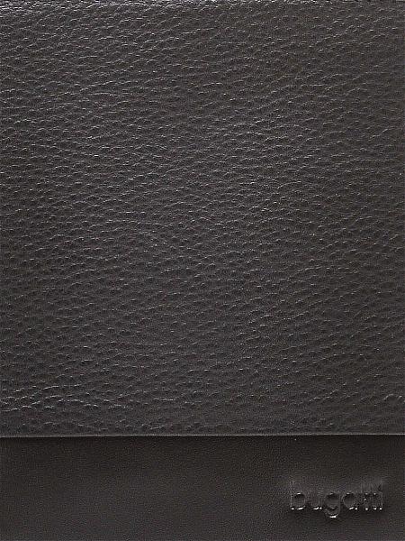 Портмоне BUGATTI Atlanta, чёрное, натуральная воловья кожа, 10,5х2х12,5 см 49320401 BUGATTI, Артикул: 49320401 фото №1