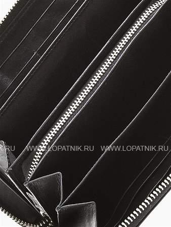 кошелёк bugatti atlanta, на молнии, чёрный, натуральная воловья кожа, 19,5х2,5х10,5 см 49320801 BUGATTI