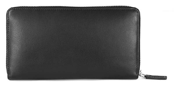 Кошелёк BUGATTI Atlanta, на молнии, чёрный, натуральная воловья кожа, 19,5х2,5х10,5 см 49320801 BUGATTI, Артикул: 49320801 фото №1