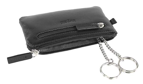 Ключница BUGATTI Primo, чёрная, натуральная воловья кожа, 12,5х0,5х7 см 49108401 BUGATTI, Артикул: 49108401 фото №1