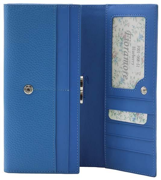 Кошелёк f001-068-51 fioramore синий FIORAMORE, Артикул: F001-068-51 фото №1