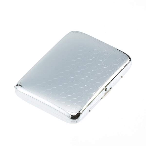 Портсигар S.Quire, нержавеющая сталь, серебристый, 9,4х7,1х2,0 см M21S-MC S.QUIRE, Артикул: M21S-MC фото №1