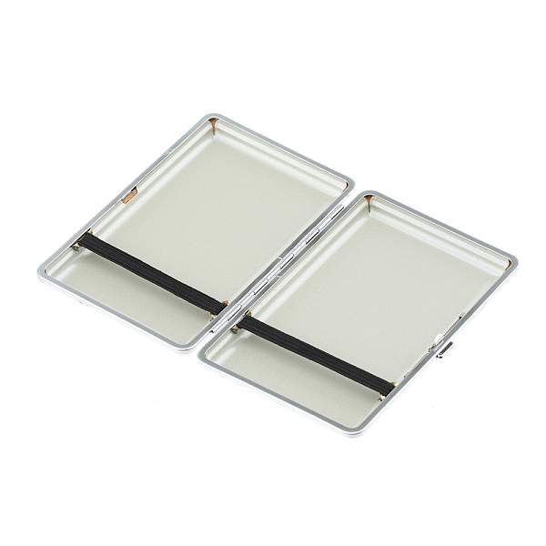 Портсигар S.Quire, нержавеющая сталь, искуственная кожа, тёмно-синий, 7,4х11,5х1,8 см LSO21-115DBl-RB S.QUIRE, Артикул: LSO21-115DBl-RB фото №1