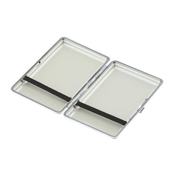 Портсигар S.Quire, нержавеющая сталь, искуственная кожа, красный, 7,4х11,5х1,8 см LSO21-115R-RB S.QUIRE, Артикул: LSO21-115R-RB фото №1