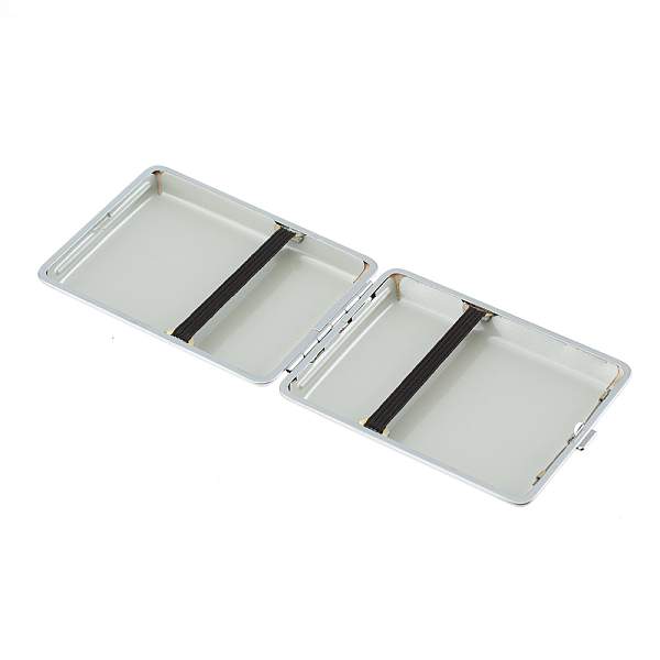 Портсигар S.Quire, нержавеющая сталь, искуственная кожа, бордовый, 7,4х9,5х1,8 мм NSO21-95Bu-RB S.QUIRE, Артикул: NSO21-95Bu-RB фото №1