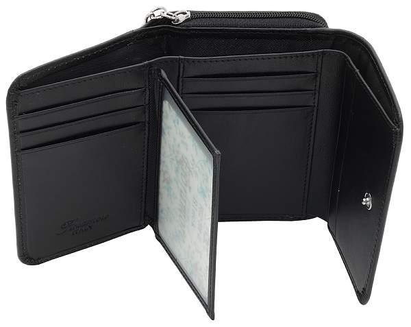 Кошелёк f012-204-01 fioramore чёрный FIORAMORE, Артикул: F012-204-01 фото №1