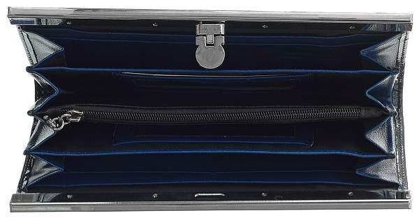 Кошелёк f012-163-33 fioramore синий лак FIORAMORE, Артикул: F012-163-33 фото №1