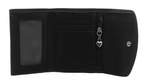 Кошелек fioramore f022-050-01 fioramore чёрный FIORAMORE, Артикул: F022-050-01 фото №1