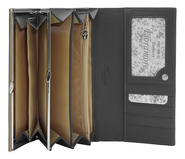 Кошелёк f001-050-46 fioramore серый FIORAMORE, Артикул: F001-050-46 фото №1