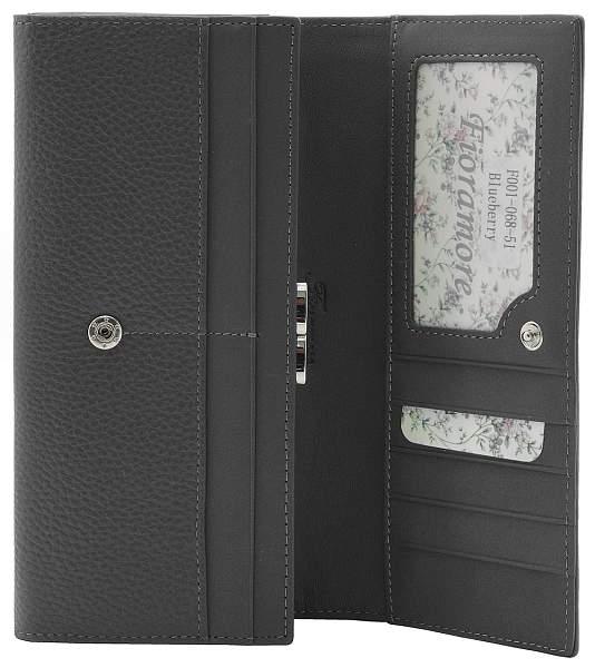 Кошелёк f001-050-46 fioramore серый FIORAMORE, Артикул: F001-050-46 фото №1